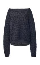Moda Operandi Valentino Animal Print Mohair-blend Sweater