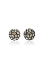 Fred Leighton Rose-cut Diamond Bombe Stud Earrings