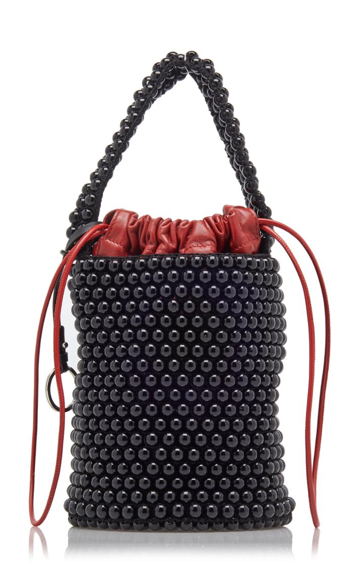 Jil Sander Beaded Medium Top-handle Bucket Bag