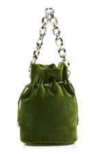 Edie Parker Exclusive Shorty Velvet Pouch