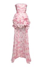 Philosophy Di Lorenzo Serafini Printed Chiffon Mini Dress