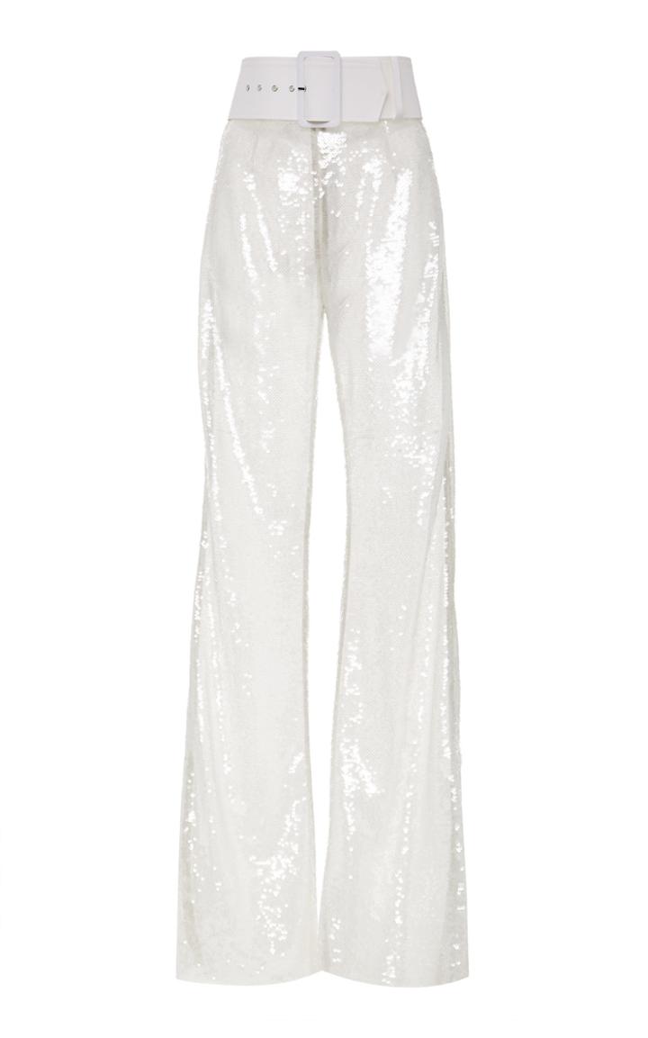 16arlington High Waisted Sequin Flared Trousers