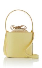 Staud Bissett Mini Croc-effect Leather Bag