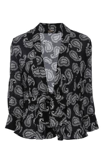 Dodo Bar Or Lennon V-neck Peplum Blouse