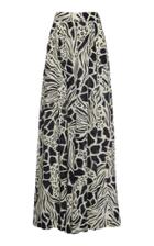 Moda Operandi Alberta Ferretti Animal Printed Crepe De Chine Wide Leg Trousers Size: