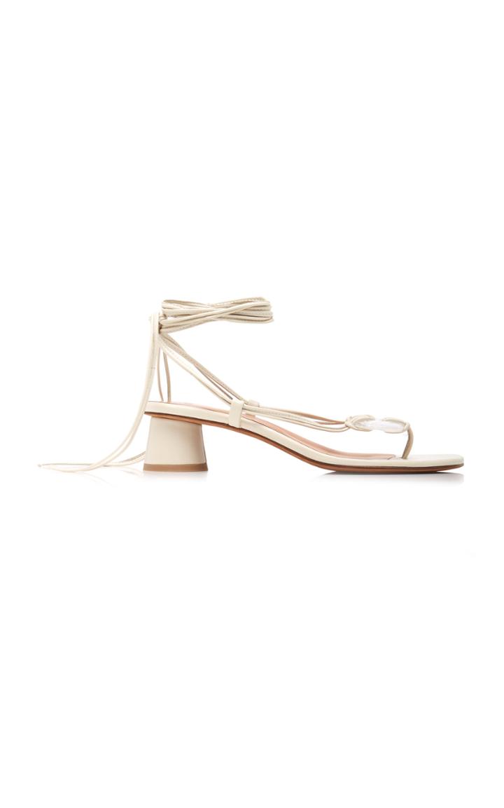 Loq Cala Leather Lace-up Sandals