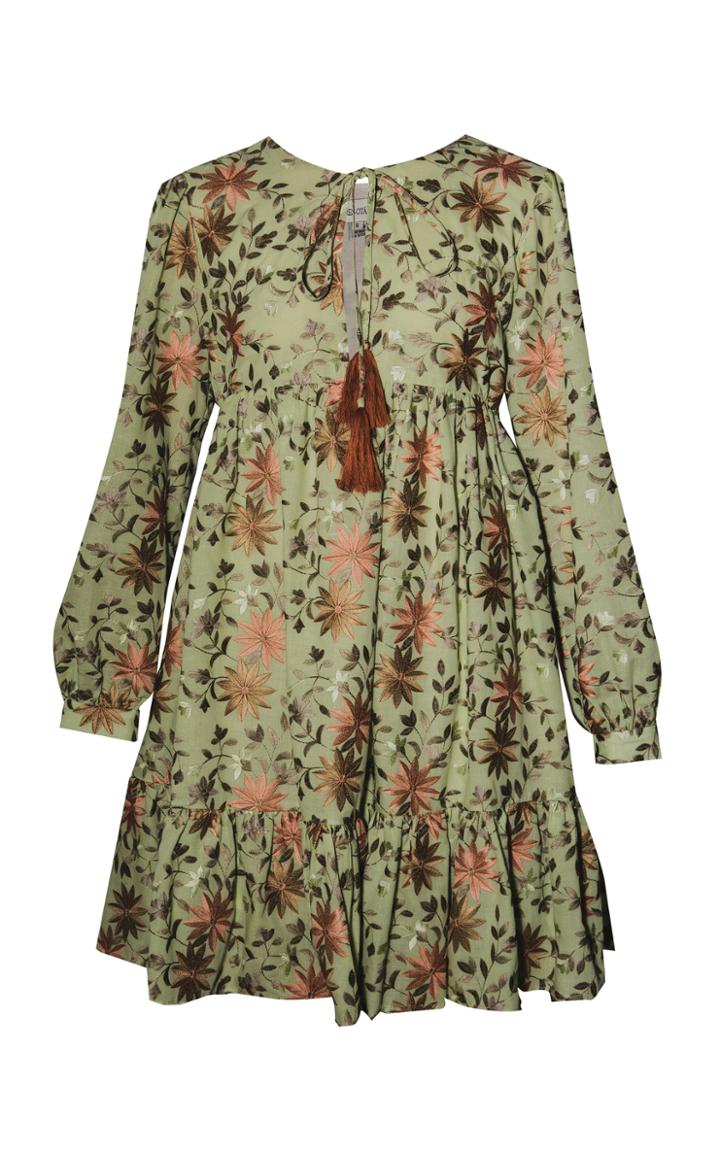 Moda Operandi Andres Otalora Jazmin Cotton Mini Dress