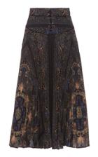 Moda Operandi Etro Printed Georgette Midi Skirt