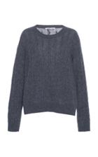 Moda Operandi Agnona Cashmere-silk Cable Knit Sweater