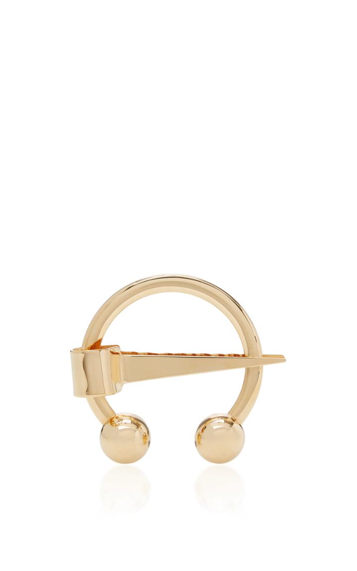 Maison Margiela Folk Inspired Brass Brooch