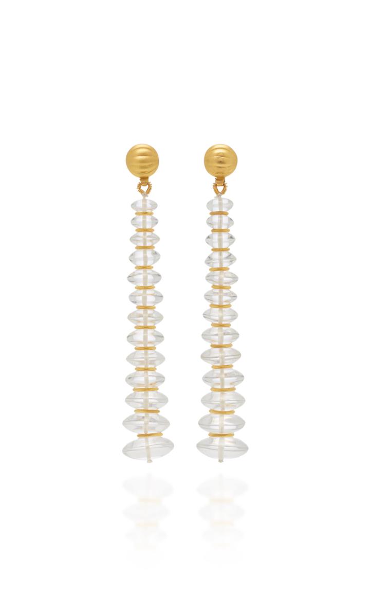 Moda Operandi Loren Nicole 22k Yellow Gold Drop Earrings