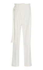 Victoria Beckham Belted Cotton Trouser