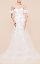 Georges Hobeika Bridal Off The Shoulder Embroidered Gown
