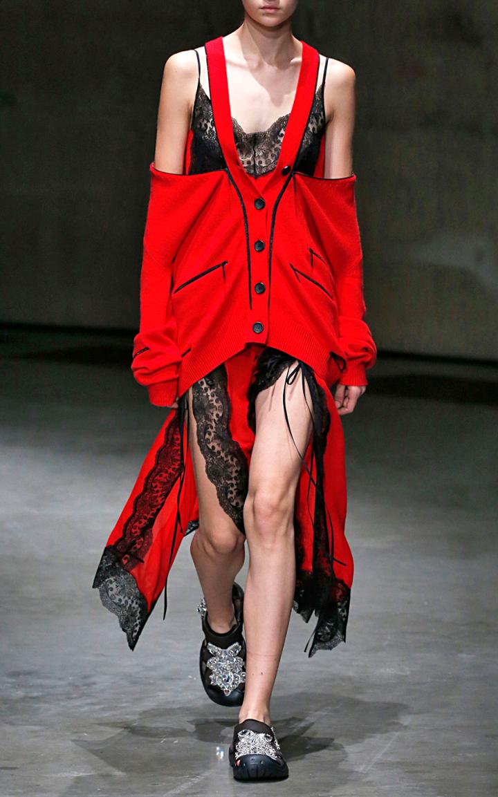 Christopher Kane Zip Cashmere Cardigan