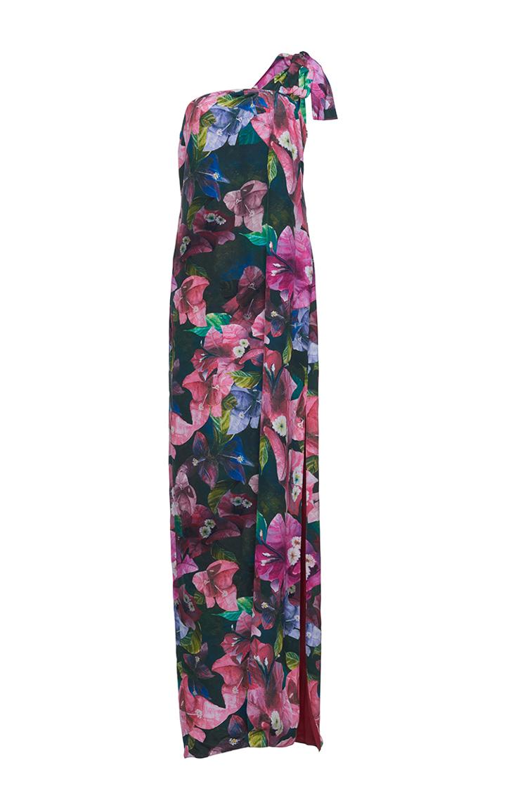 Isolda Dalia One Shoulder Dress