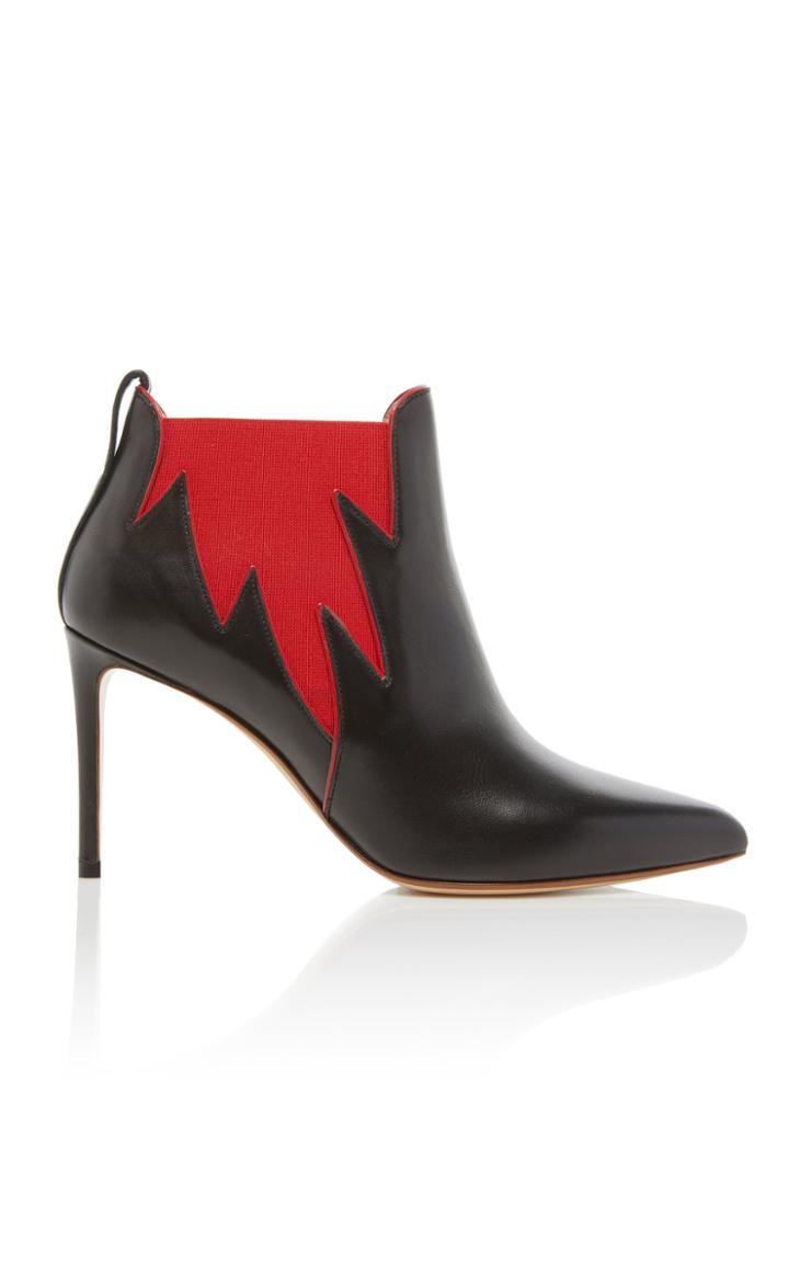 Francesco Russo Flame High Heel Bootie