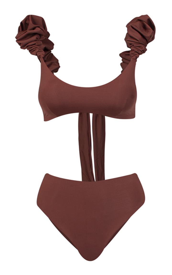 Moda Operandi Maygel Coronel Exclusive Cotta Ruffled Bikini