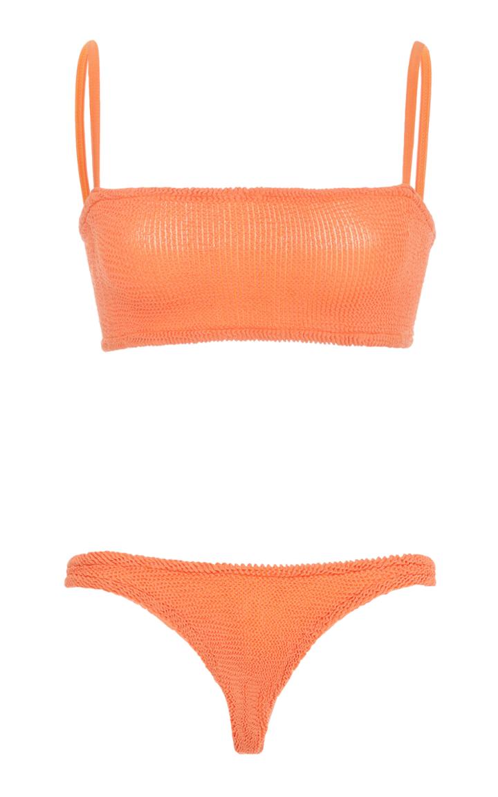 Hunza G Gigi Square-neck Textured Bikini