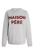 Maison Pre Fur Logo Terry Sweatshirt