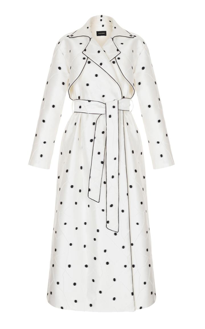 Rasario Jacquard Trench Coat