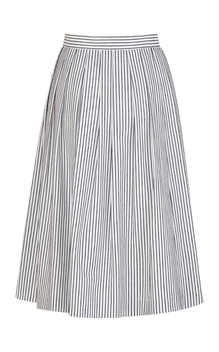 Moda Operandi Giuliva Heritage Collection The Giovanna Skirt Cotton Chain Stitch Siz