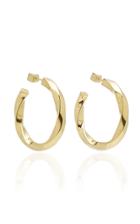 Maria Black Martinus 18k Gold-plated Hoop Earrings