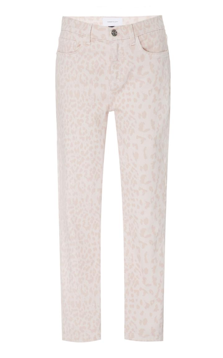 Current/elliott High Waist Stiletto Printed Skinny Jeans