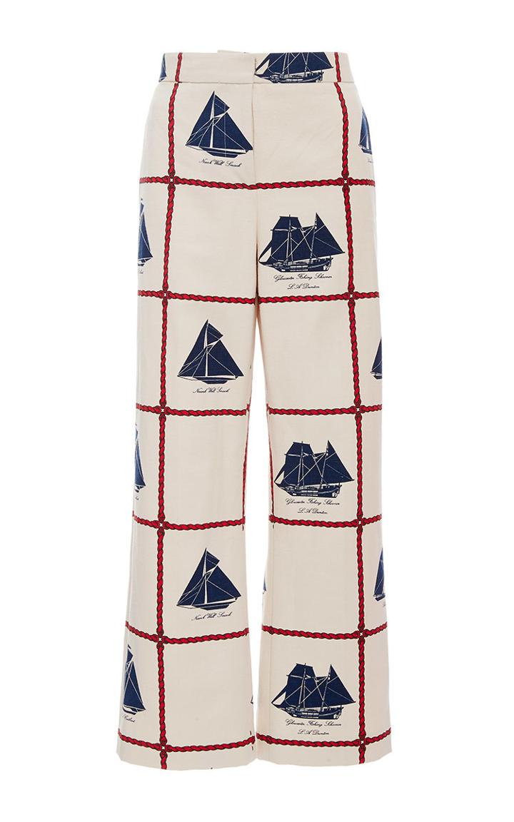 Tory Burch Sail Cropped Pant