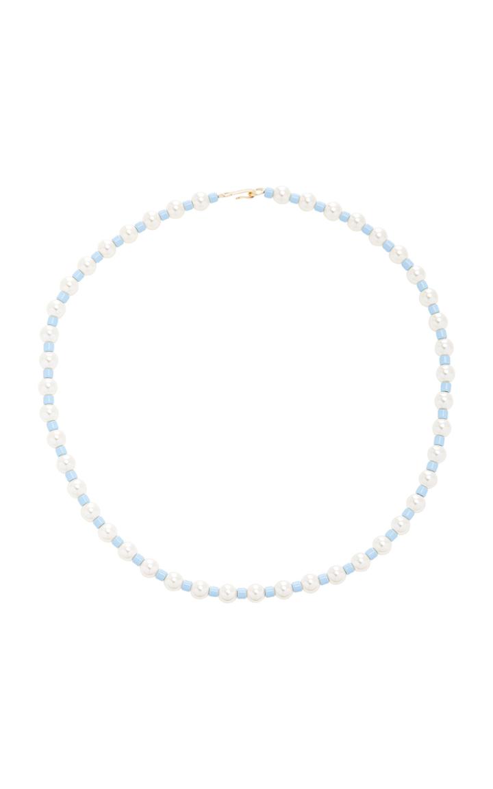 Roxanne Assoulin Swarovski Pearl Bead And Gold-tone Necklace
