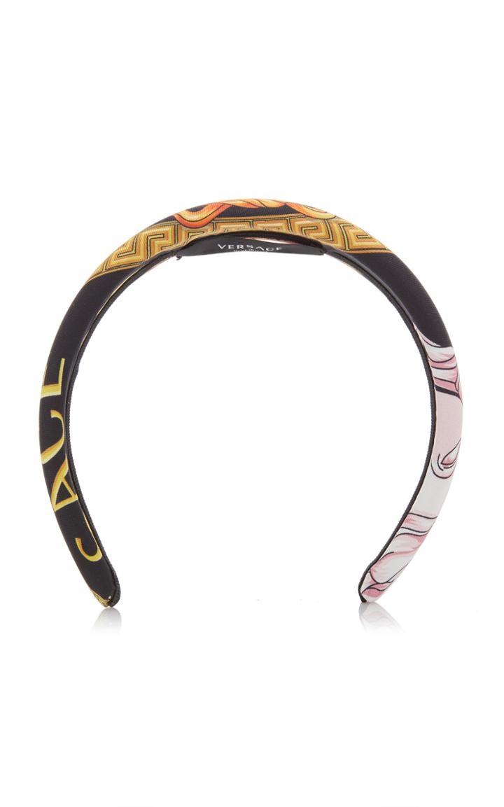 Moda Operandi Versace Printed Logo Headband