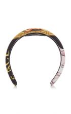 Moda Operandi Versace Printed Logo Headband