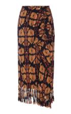 Ulla Johnson Ember Ikat-printed Cotton Midi Skirt