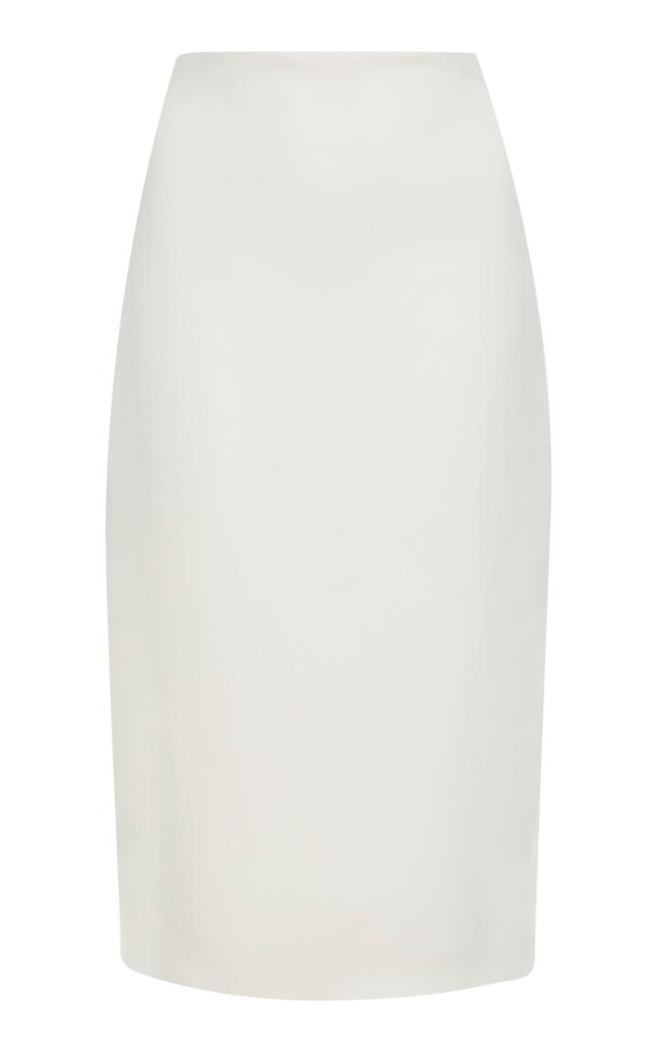 Christian Siriano Textured Crepe Pencil Skirt