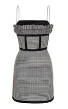 Rasario Checkered Mini Dress