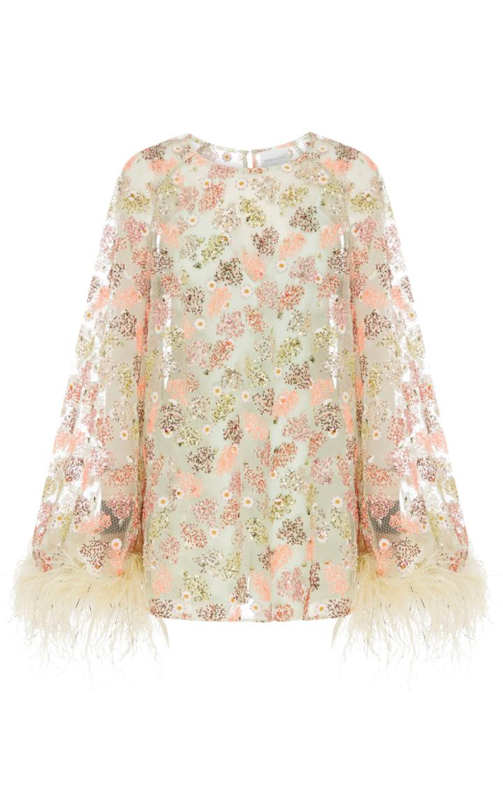 Alice Mccall Celestial Creature Feather Swing Dress
