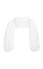 Cushnie Et Ochs Off-the-shoulder Crop Top