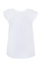 Marni Gathered Cotton-poplin Blouse