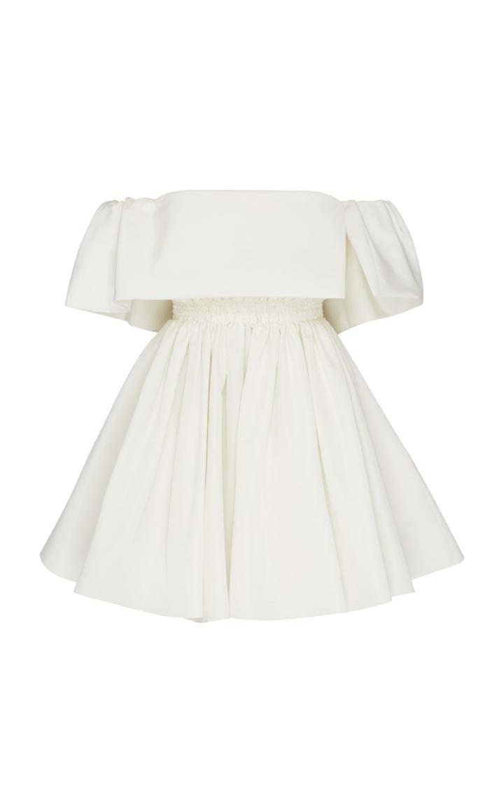 Alex Perry Elodie Silk Grosgrain Mini Dress
