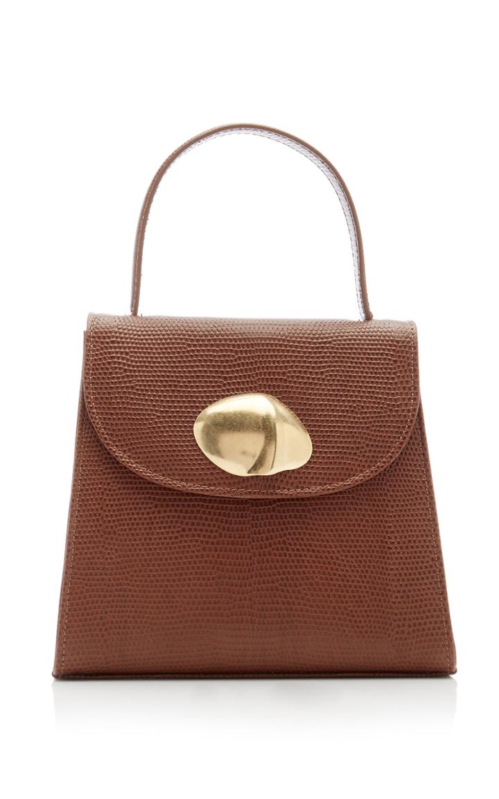Moda Operandi Little Liffner Little Lady Lizard-effect Top Handle Bag