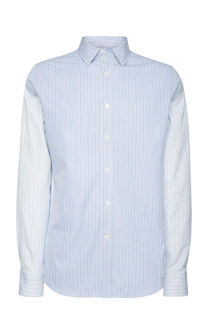 Alexander Mcqueen Striped Cotton-poplin Shirt