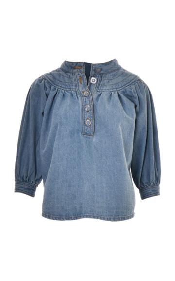 Lilly Sarti Collar Jean Blouse