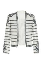 Balmain Embroidered Anchor Mariniere Jacket