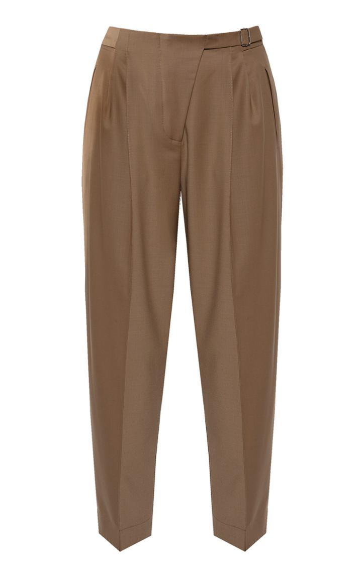Moda Operandi Anna October Business Lady Pleated Crepe Pants Size: Xs