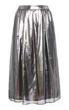 Roseanna Light Metallic Midi Skirt