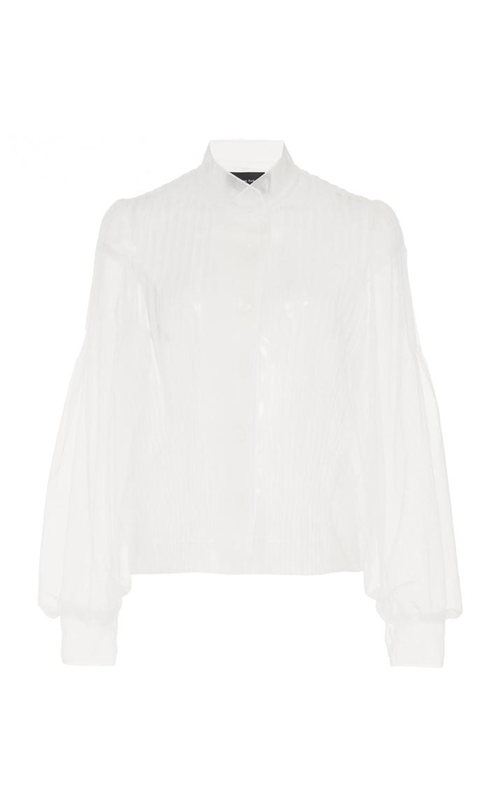 Moda Operandi Simone Rocha Pleated Bomber Blouse Size: 6