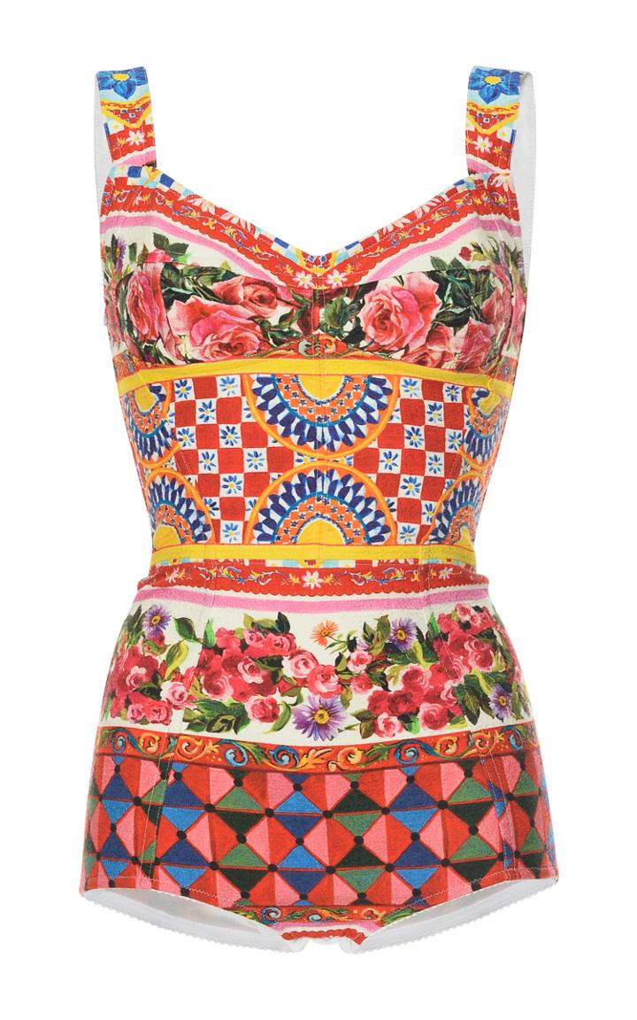Dolce & Gabbana Printed Body Suit