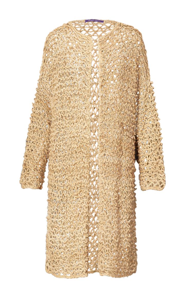Ralph Lauren Long Sleeve Crochet Cardigan