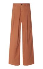 Veronica Beard Ryder Tuxedo-striped Cotton Pants