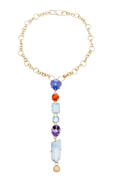 Katey Walker 18k Yellow Gold Drop Choker