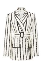 Bouguessa Tweed Striped Blazer